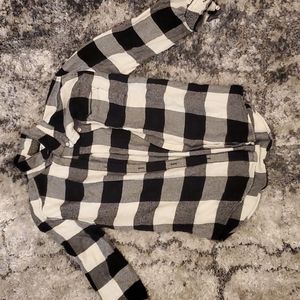 Black and white flannel